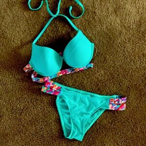 TURQUOISE PADDED TINIBIKINI♥️♥️♥️